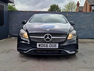 Used 2017 Mercedes-Benz a Class AMG Line (executive) Black - Interior and Exterior details 11