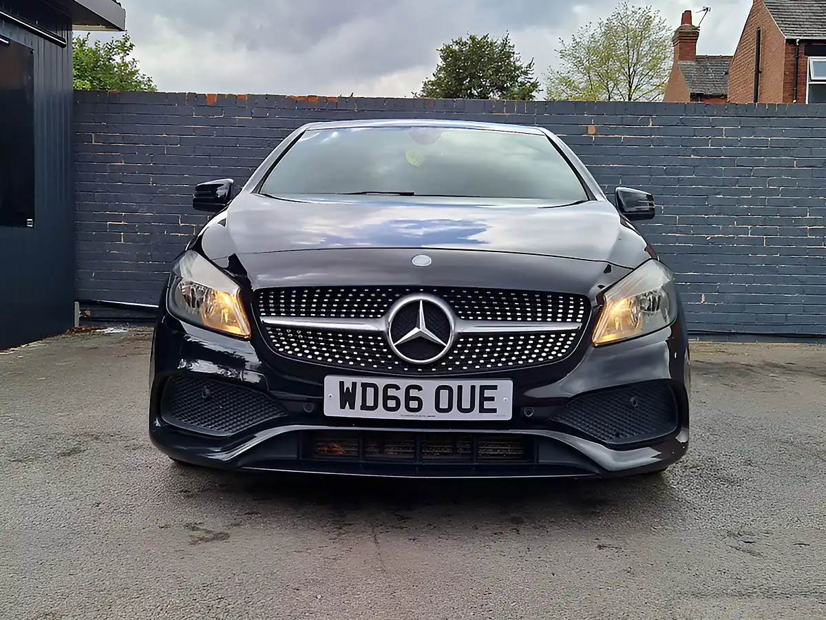 Used 2017 Mercedes-Benz a Class AMG Line (executive) Black - Interior and Exterior details 11