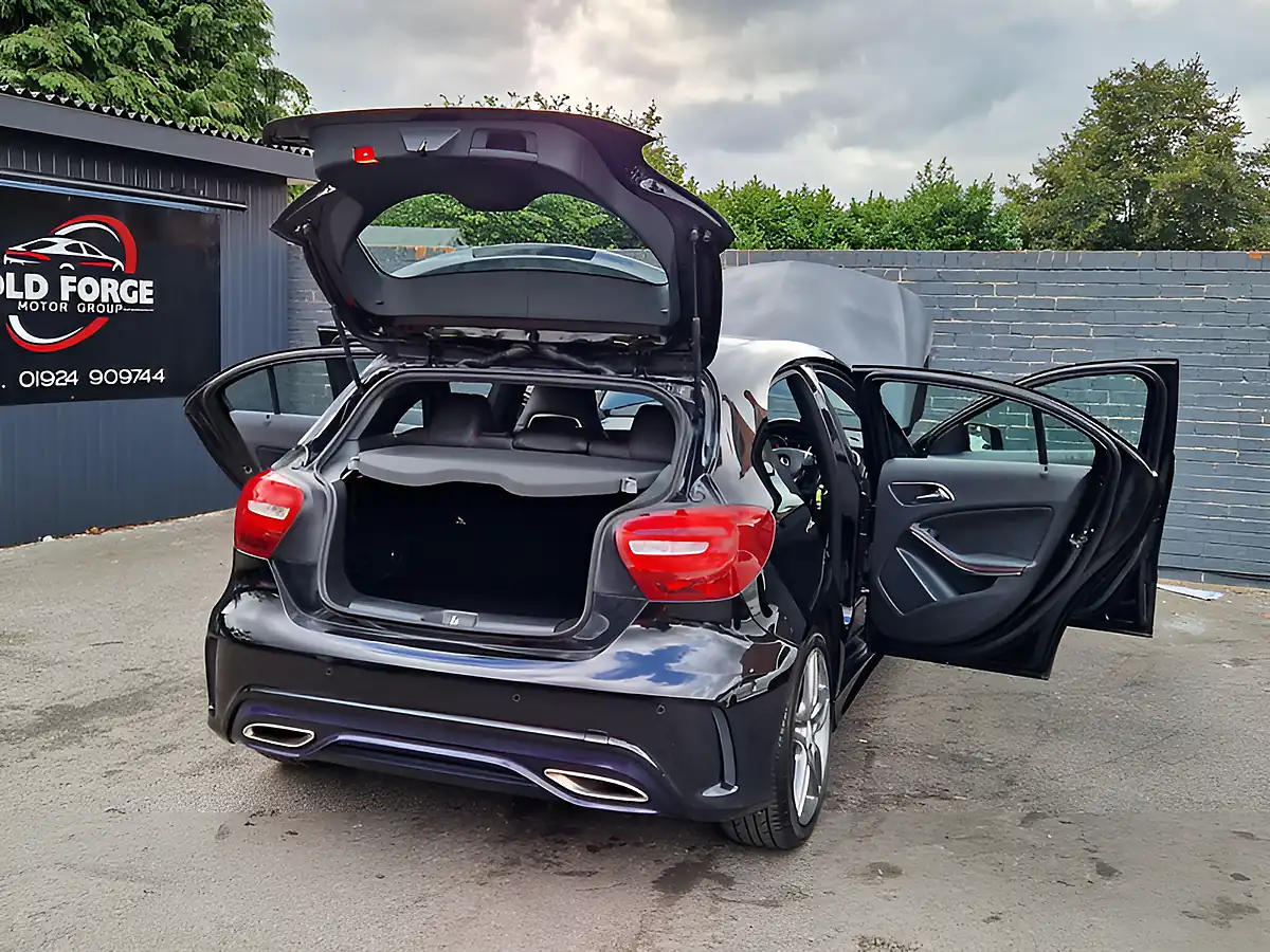 Used 2017 Mercedes-Benz a Class AMG Line (executive) Black - Interior and Exterior details 12