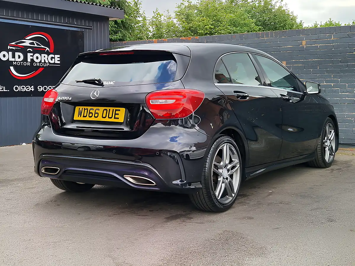 Used 2017 Mercedes-Benz a Class AMG Line (executive) Black - Interior and Exterior details 13