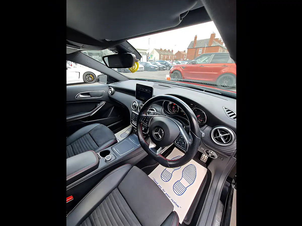 Used 2017 Mercedes-Benz a Class AMG Line (executive) Black - Interior and Exterior details 14