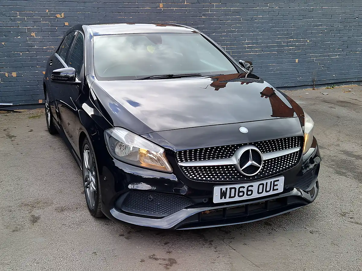 Used 2017 Mercedes-Benz a Class AMG Line (executive) Black - Interior and Exterior details 3