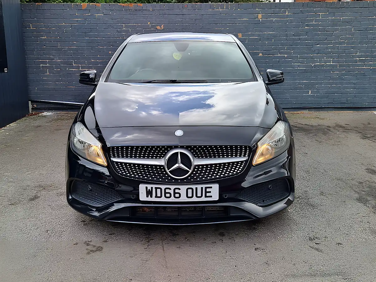 Used 2017 Mercedes-Benz a Class AMG Line (executive) Black - Interior and Exterior details 4