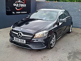 Used 2017 Mercedes-Benz a Class AMG Line (executive) Black - Interior and Exterior details 5