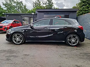 Used 2017 Mercedes-Benz a Class AMG Line (executive) Black - Interior and Exterior details 6