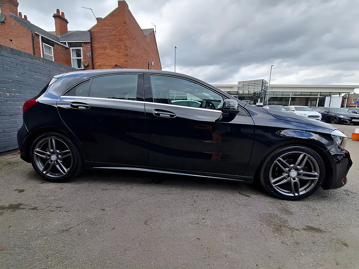 Used 2017 Mercedes-Benz a Class AMG Line (executive) Black - Interior and Exterior details 7