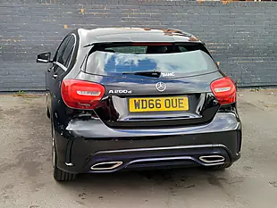 Used 2017 Mercedes-Benz a Class AMG Line (executive) Black - Interior and Exterior details 8