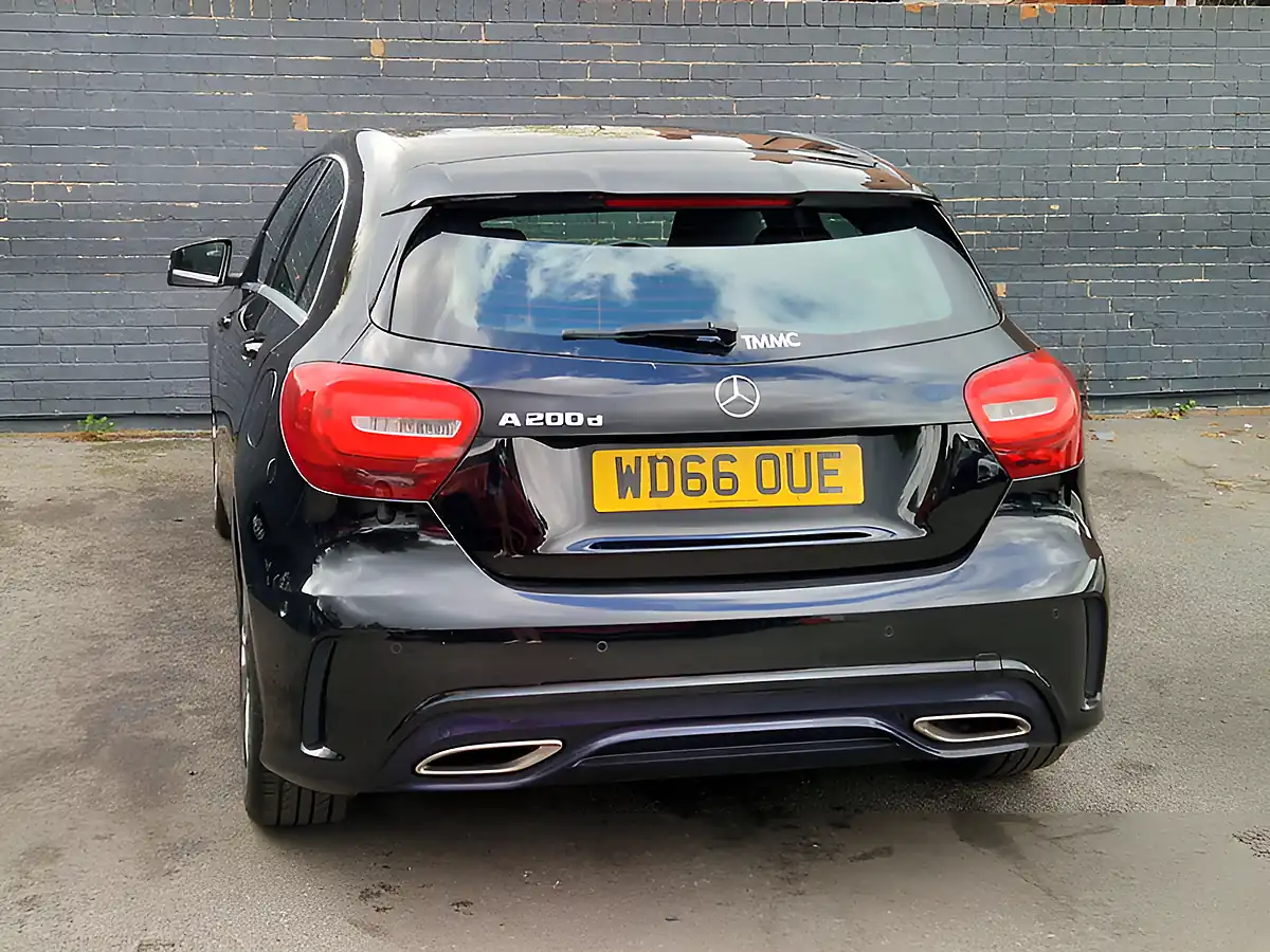 Used 2017 Mercedes-Benz a Class AMG Line (executive) Black - Interior and Exterior details 8