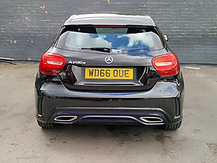 Used 2017 Mercedes-Benz a Class AMG Line (executive) Black - Interior and Exterior details 9
