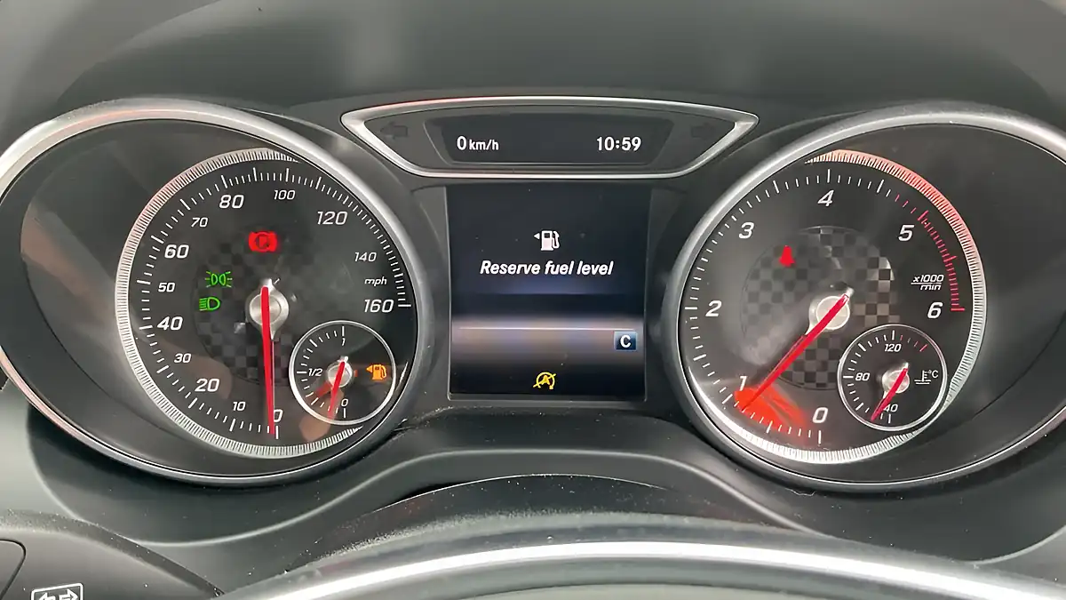 Used 2017 Mercedes-Benz a-Class AMG Line (executive) Blue - Interior and Exterior details 10