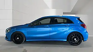 Used 2017 Mercedes-Benz a-Class AMG Line (executive) Blue - Interior and Exterior details 6