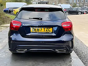 Used 2017 Mercedes-Benz a Class AMG Line (executive) Blue - Interior and Exterior details 6