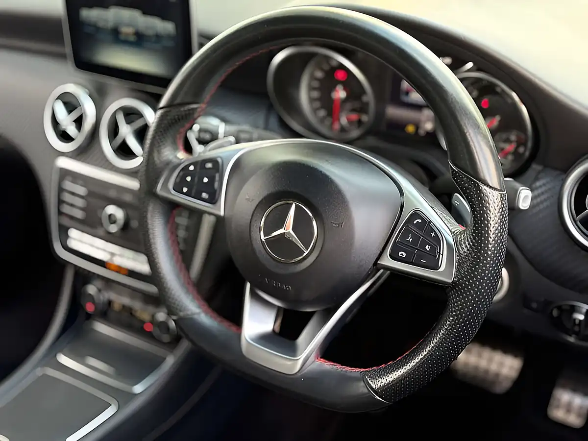 Used 2017 Mercedes-Benz a Class AMG Line Executive Cosmos Black - Interior and Exterior details 13