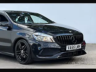 Used 2017 Mercedes-Benz a Class AMG Line Executive Cosmos Black - Interior and Exterior details 2