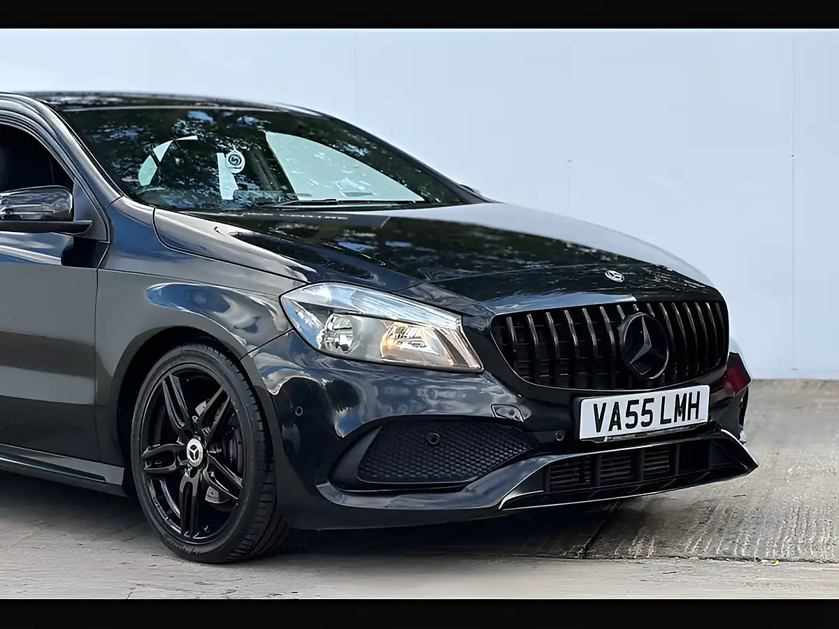 Used 2017 Mercedes-Benz a Class AMG Line Executive Cosmos Black - Interior and Exterior details 2