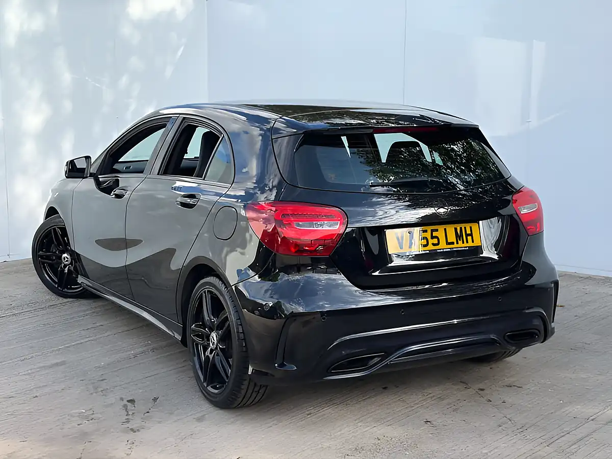 Used 2017 Mercedes-Benz a Class AMG Line Executive Cosmos Black - Interior and Exterior details 4