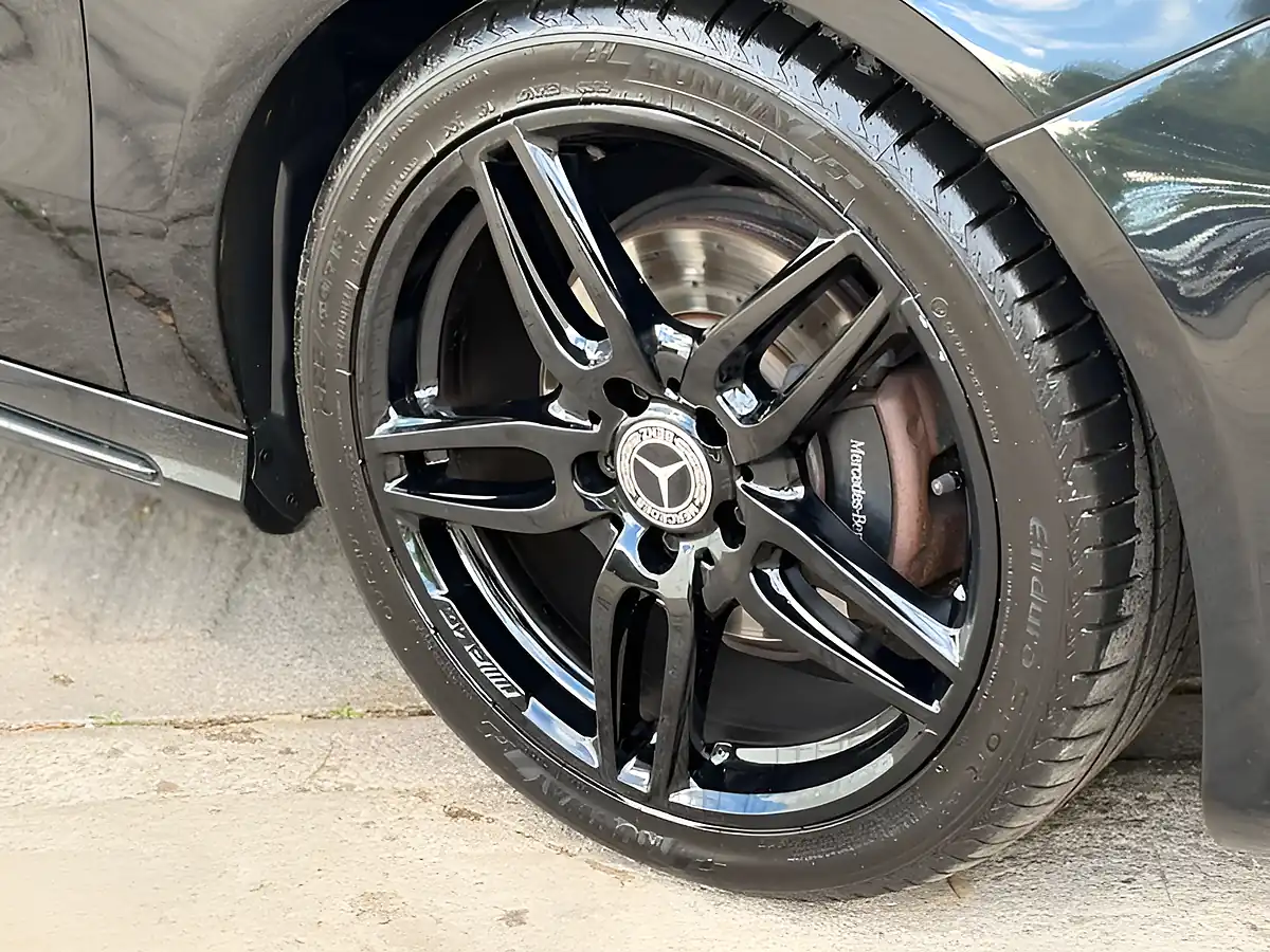 Used 2017 Mercedes-Benz a Class AMG Line Executive Cosmos Black - Interior and Exterior details 8
