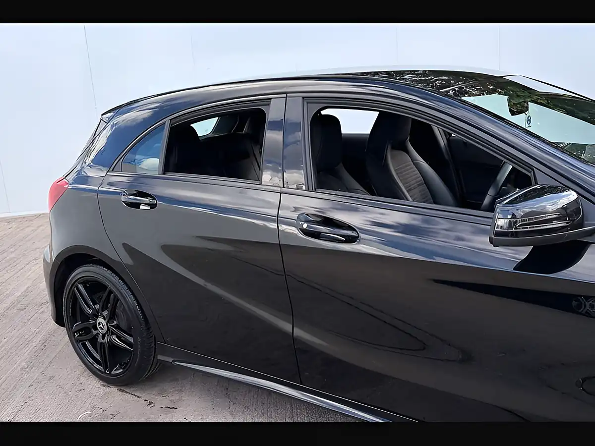 Used 2017 Mercedes-Benz a Class AMG Line Executive Cosmos Black - Interior and Exterior details 9