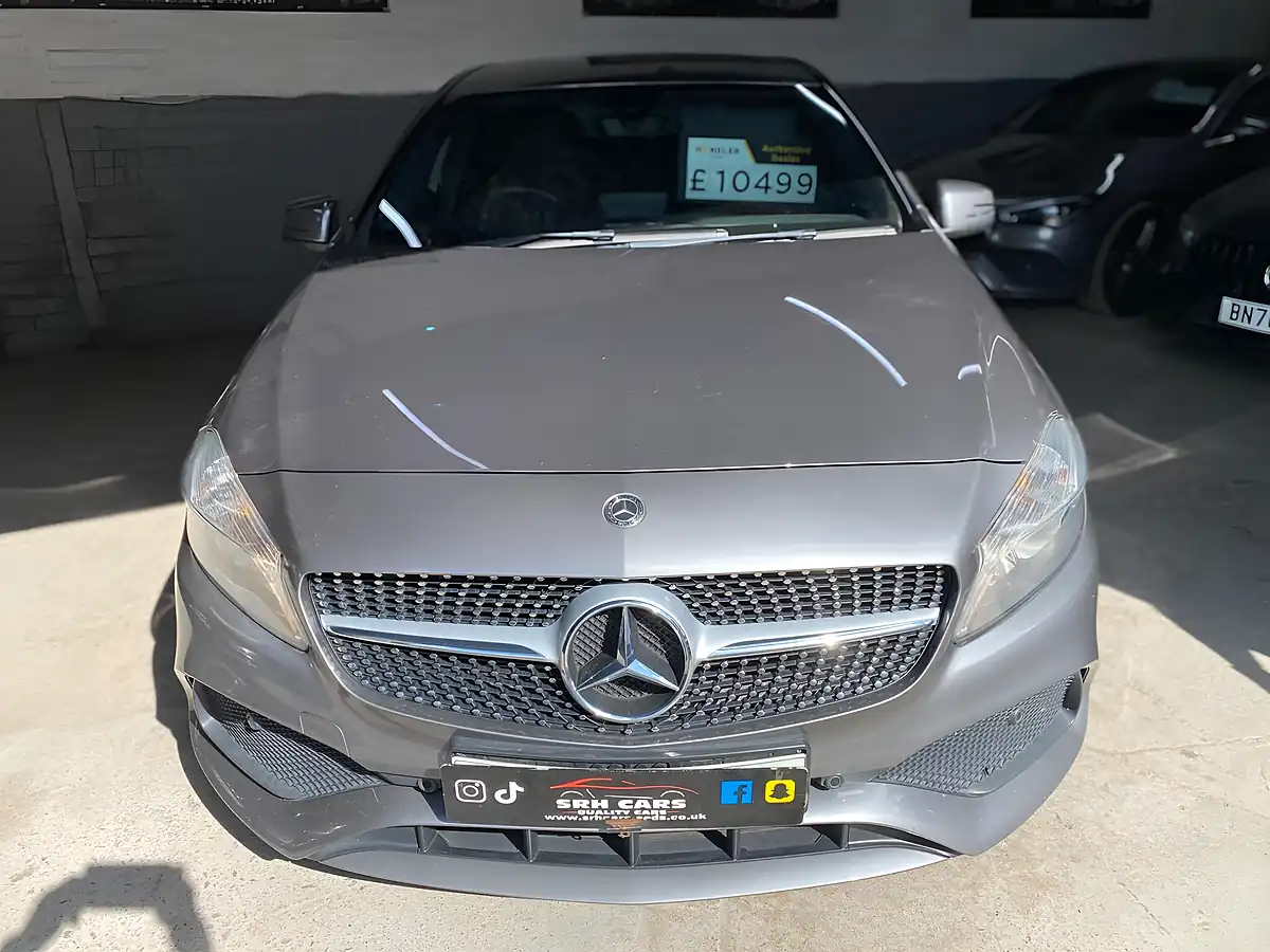 Used 2017 Mercedes-Benz a Class AMG Line (executive) Grey - Interior and Exterior details 2