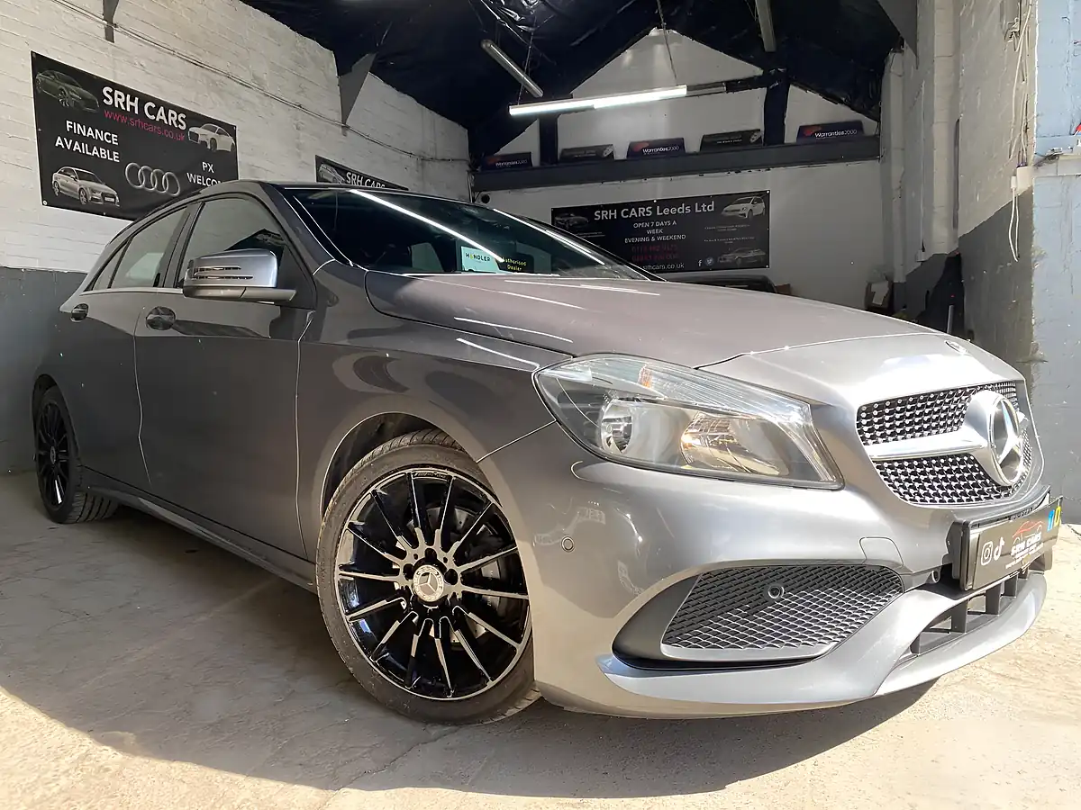 Used 2017 Mercedes-Benz a Class AMG Line (executive) Grey - Interior and Exterior details 5