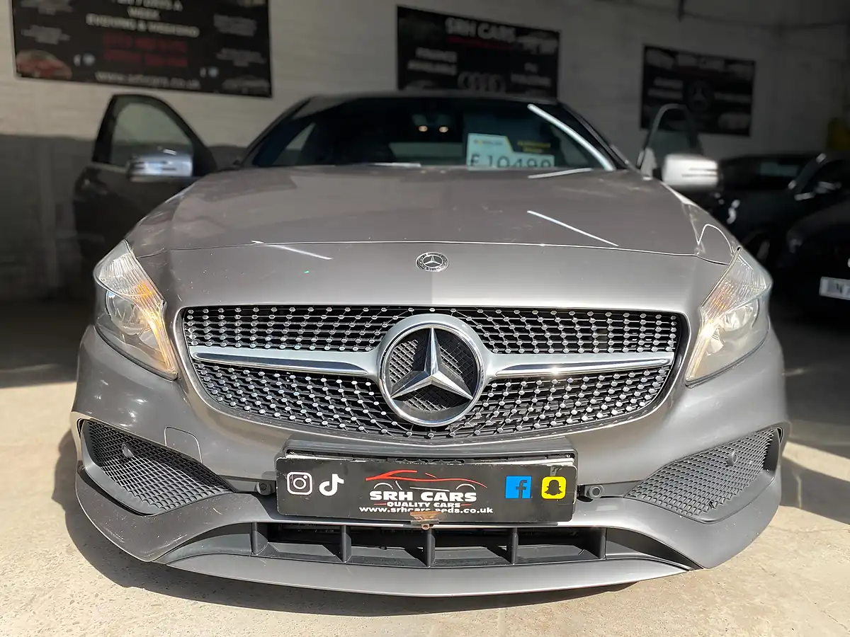 Used 2017 Mercedes-Benz a Class AMG Line (executive) Grey - Interior and Exterior details 7