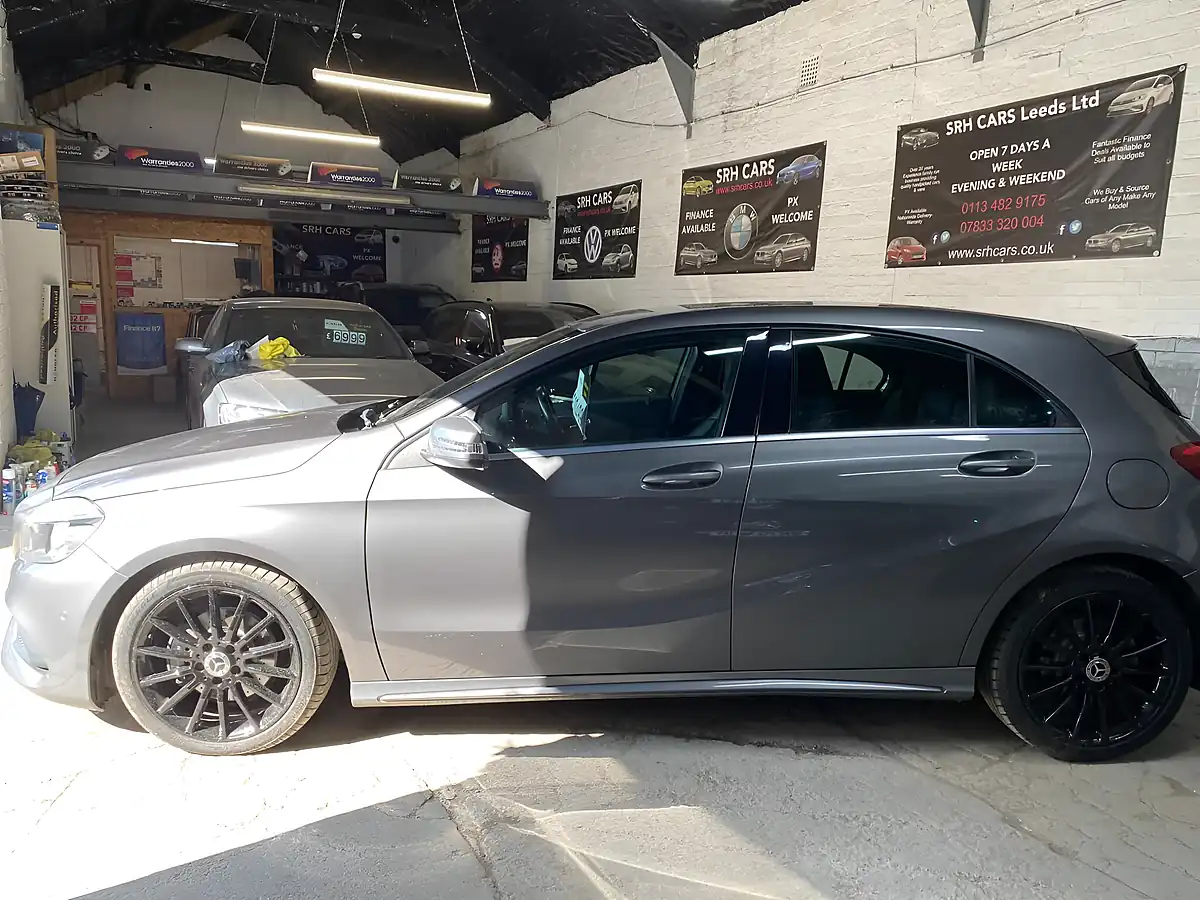 Used 2017 Mercedes-Benz a Class AMG Line (executive) Grey - Interior and Exterior details 8