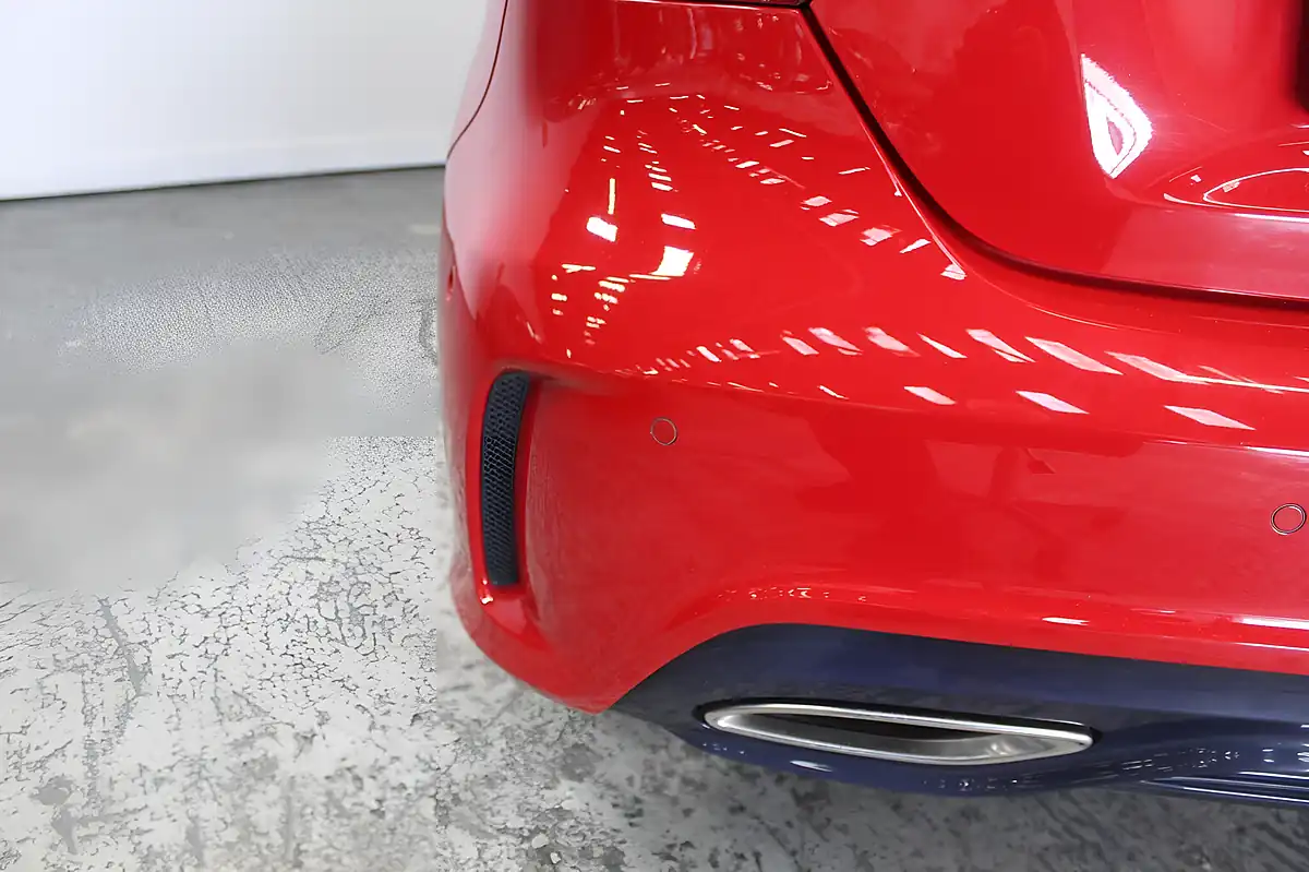Used 2017 Mercedes-Benz a Class AMG Line Executive Red - Interior and Exterior details 10
