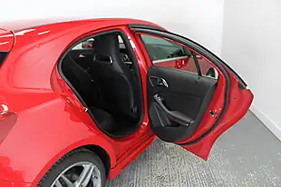Used 2017 Mercedes-Benz a Class AMG Line Executive Red - Interior and Exterior details 12