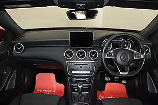 Used 2017 Mercedes-Benz a Class AMG Line Executive Red - Interior and Exterior details 13