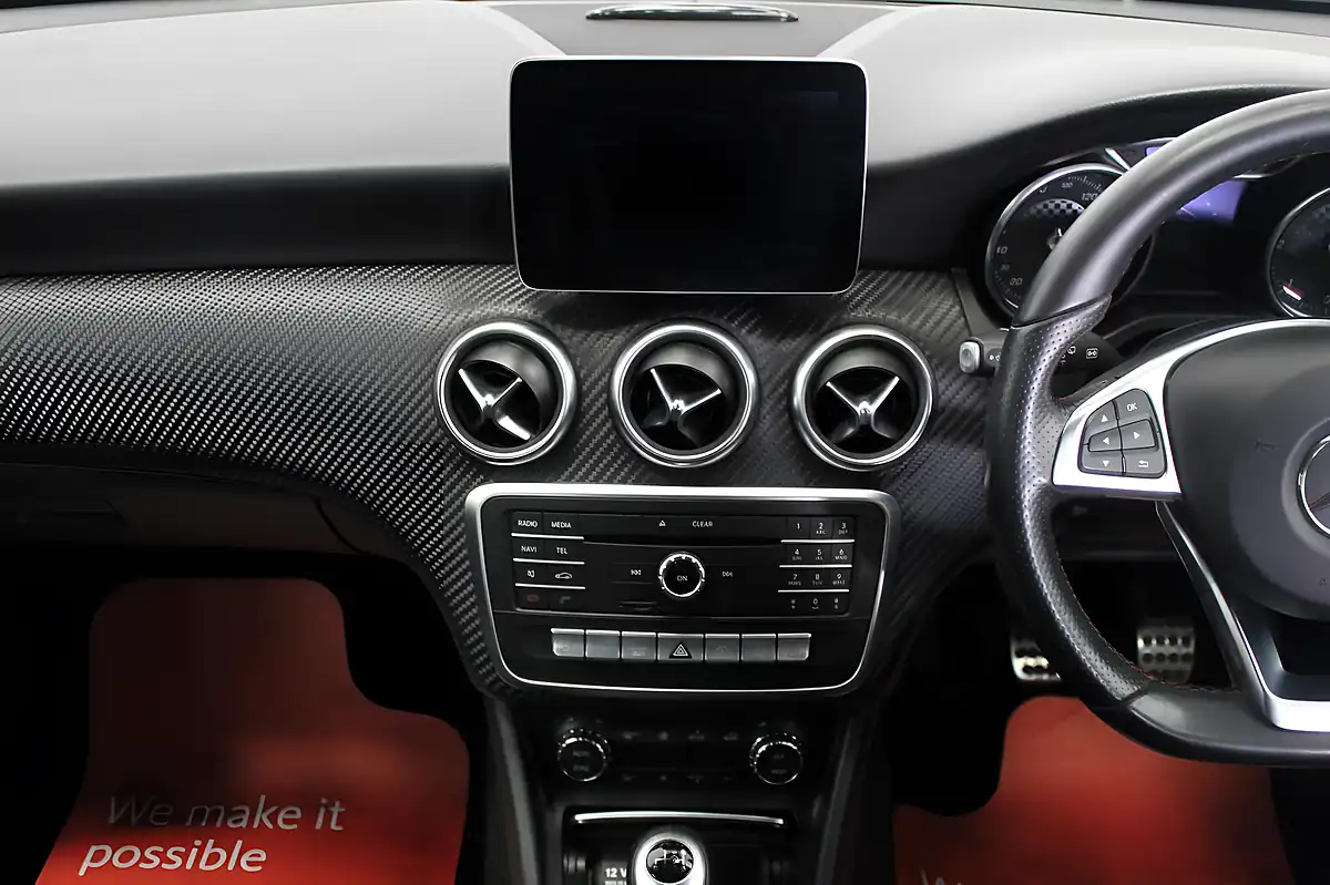 Used 2017 Mercedes-Benz a Class AMG Line Executive Red - Interior and Exterior details 14