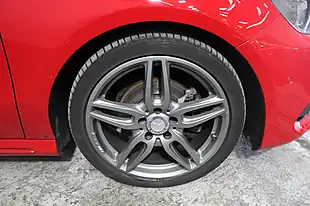Used 2017 Mercedes-Benz a Class AMG Line Executive Red - Interior and Exterior details 19