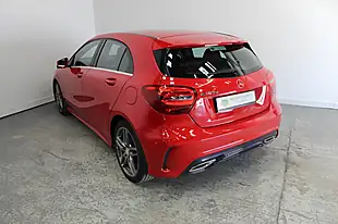 Used 2017 Mercedes-Benz a Class AMG Line Executive Red - Interior and Exterior details 5