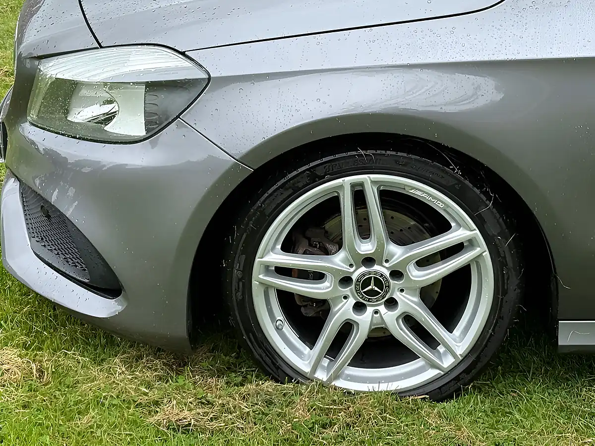 Used 2017 Mercedes-Benz a Class AMG Line Grey - Interior and Exterior details 11