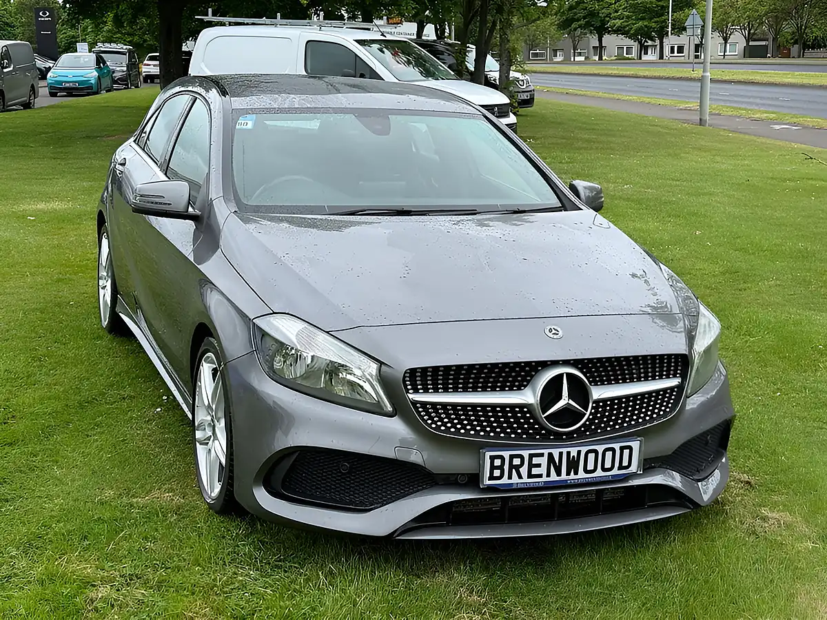 Used 2017 Mercedes-Benz a Class AMG Line Grey - Interior and Exterior details 2