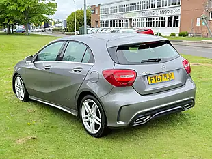 Used 2017 Mercedes-Benz a Class AMG Line Grey - Interior and Exterior details 5