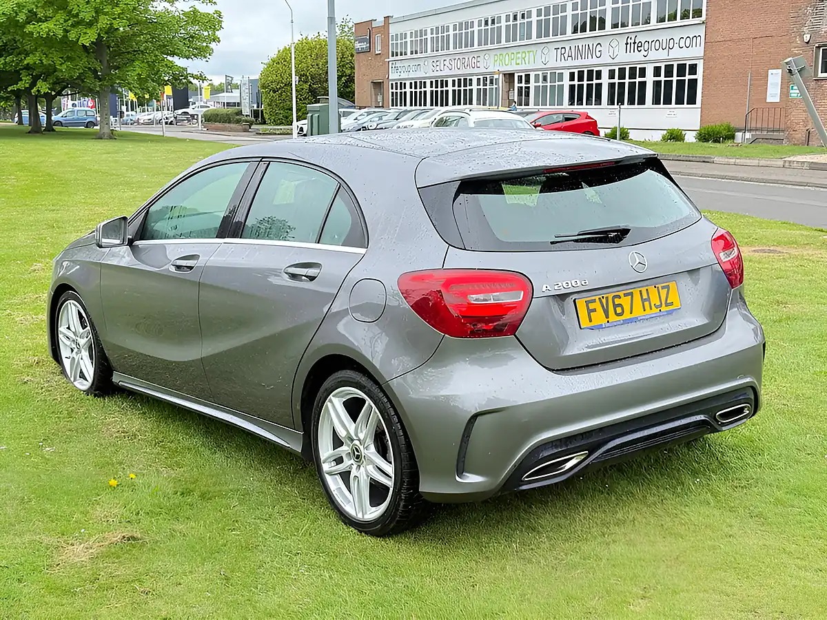 Used 2017 Mercedes-Benz a Class AMG Line Grey - Interior and Exterior details 5