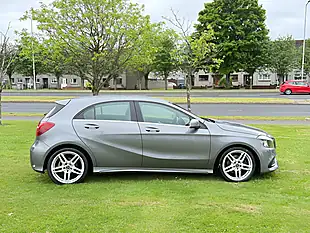 Used 2017 Mercedes-Benz a Class AMG Line Grey - Interior and Exterior details 7