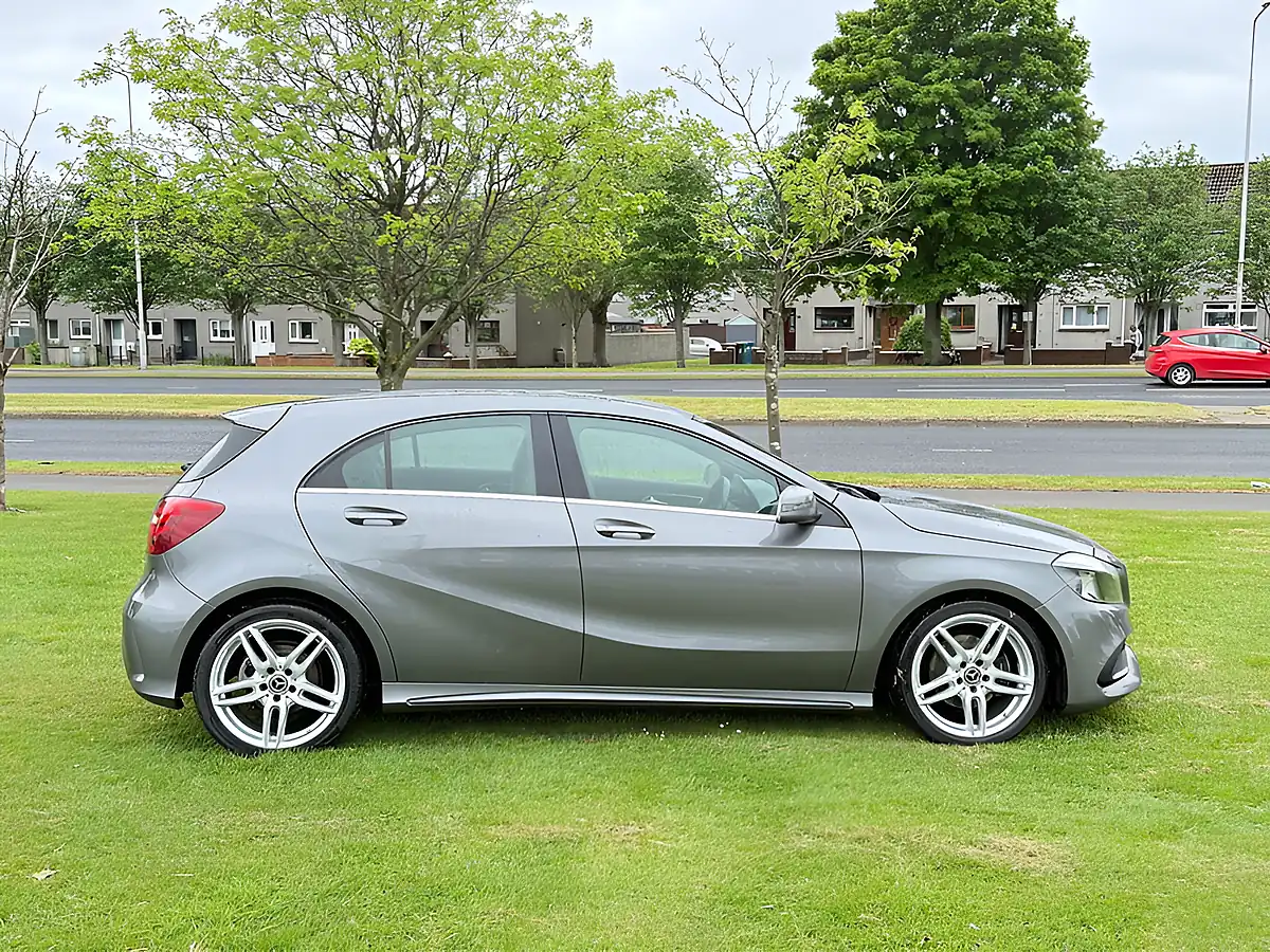 Used 2017 Mercedes-Benz a Class AMG Line Grey - Interior and Exterior details 7