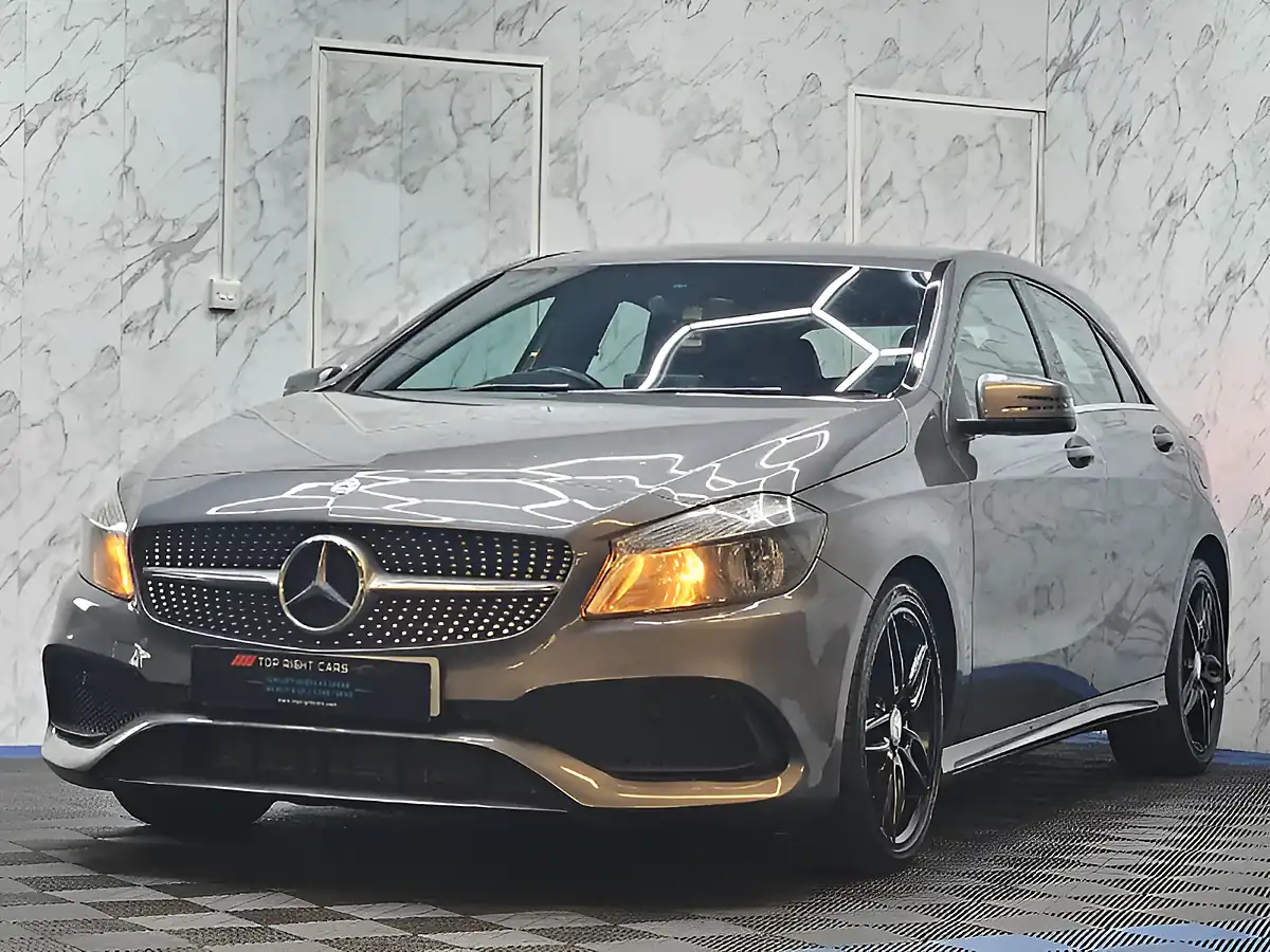 Used 2017 Mercedes-Benz a Class AMG Line Grey - Interior and Exterior details 4
