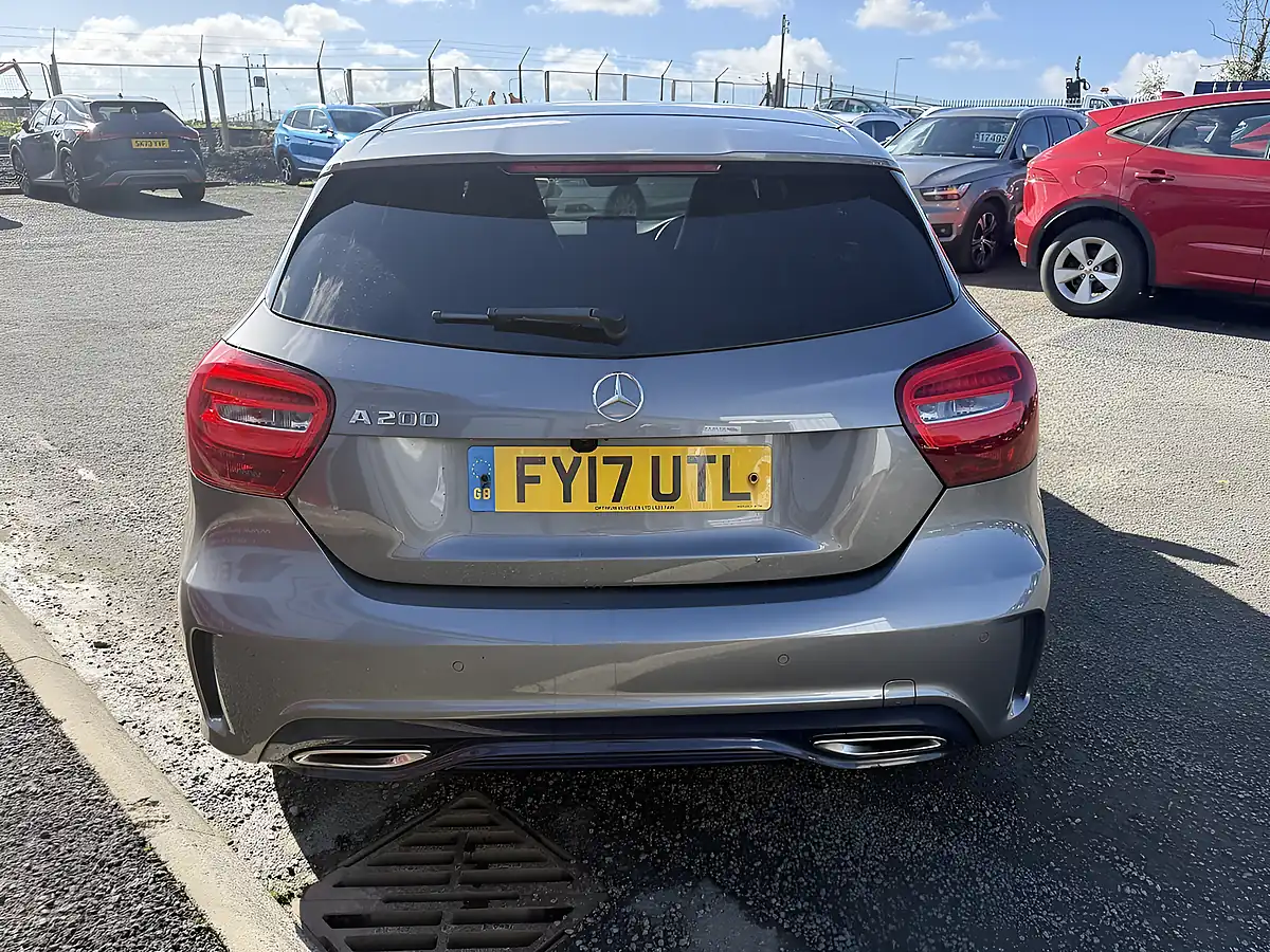 Used 2017 Mercedes-Benz a Class AMG Line Grey - Interior and Exterior details 2