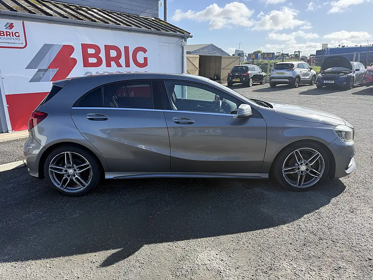 Used 2017 Mercedes-Benz a Class AMG Line Grey - Interior and Exterior details 3