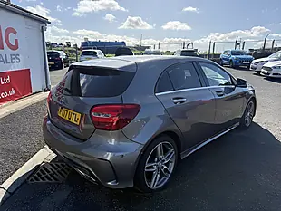 Used 2017 Mercedes-Benz a Class AMG Line Grey - Interior and Exterior details 4