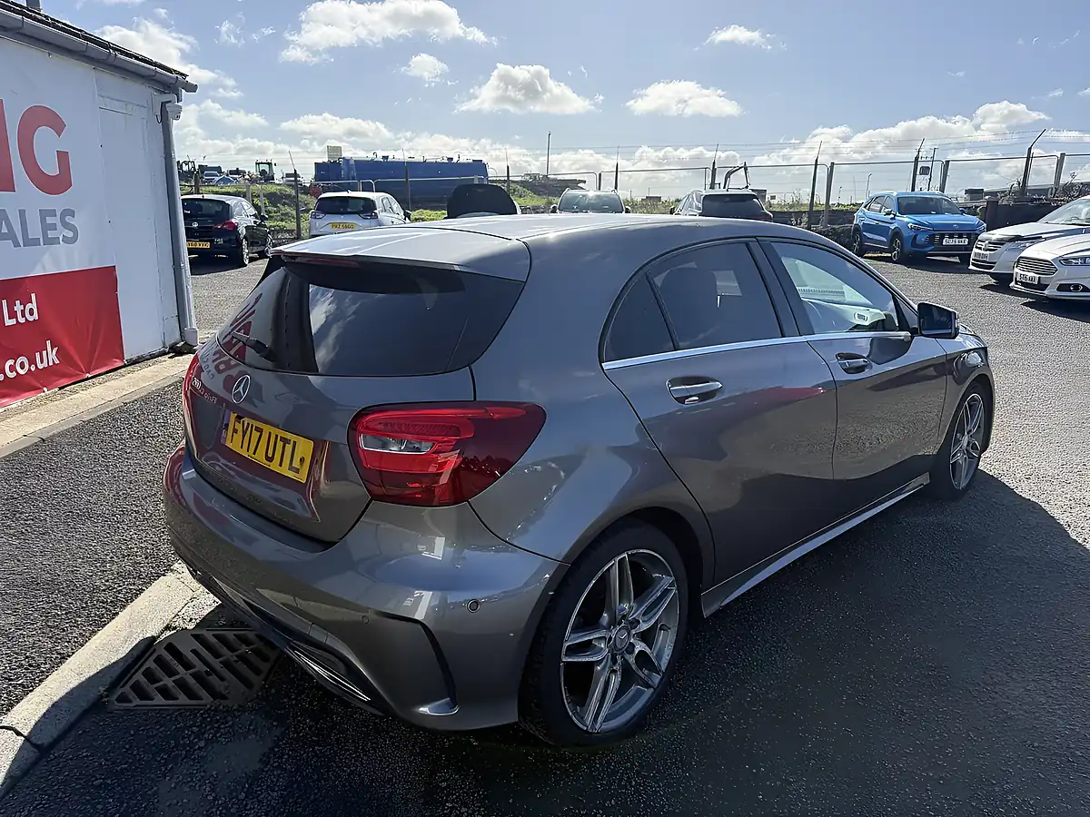 Used 2017 Mercedes-Benz a Class AMG Line Grey - Interior and Exterior details 4