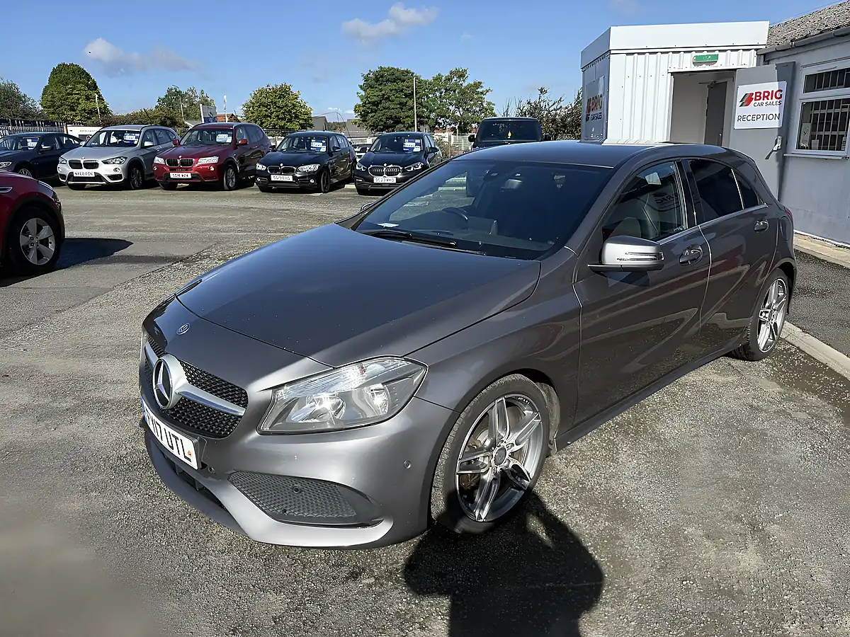 Used 2017 Mercedes-Benz a Class AMG Line Grey - Interior and Exterior details 6