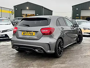 Used 2017 Mercedes-Benz a Class AMG Line Grey - Interior and Exterior details 11