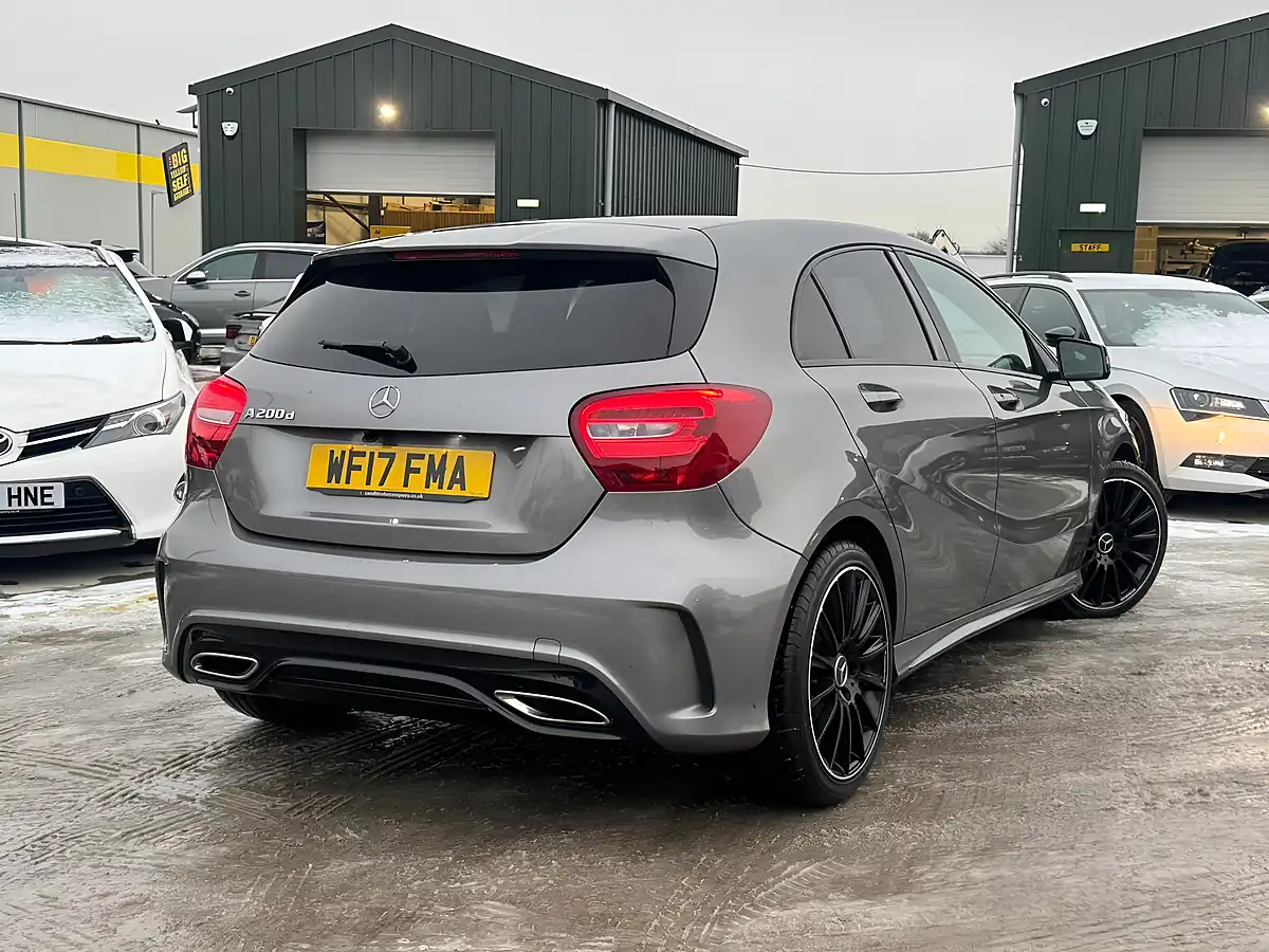Used 2017 Mercedes-Benz a Class AMG Line Grey - Interior and Exterior details 11