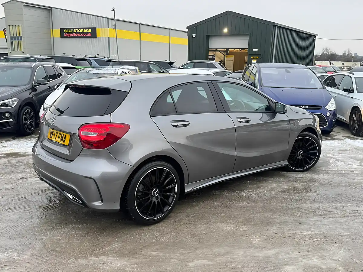 Used 2017 Mercedes-Benz a Class AMG Line Grey - Interior and Exterior details 12