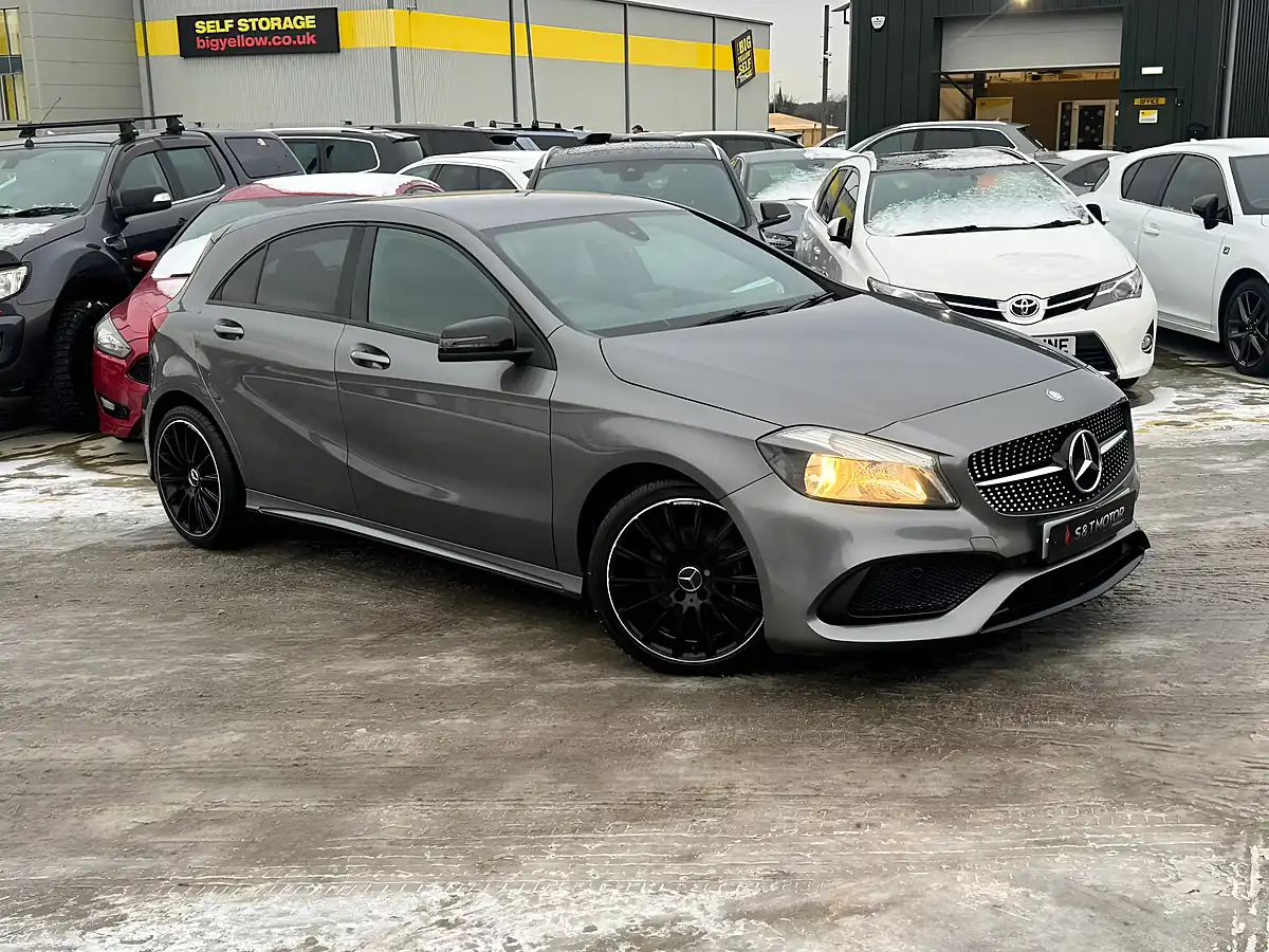 Used 2017 Mercedes-Benz a Class AMG Line Grey - Interior and Exterior details 2