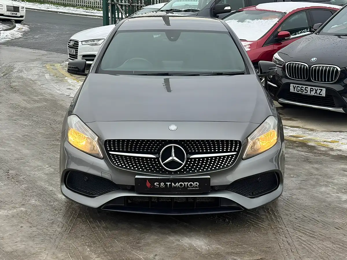 Used 2017 Mercedes-Benz a Class AMG Line Grey - Interior and Exterior details 3