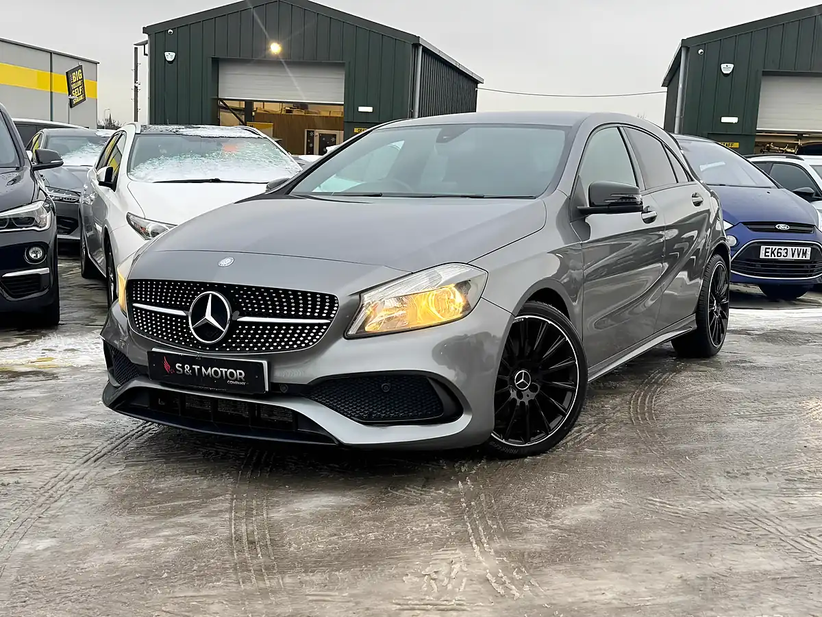 Used 2017 Mercedes-Benz a Class AMG Line Grey - Interior and Exterior details 6